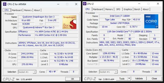 cpuid发布arm64版cpu-z版本