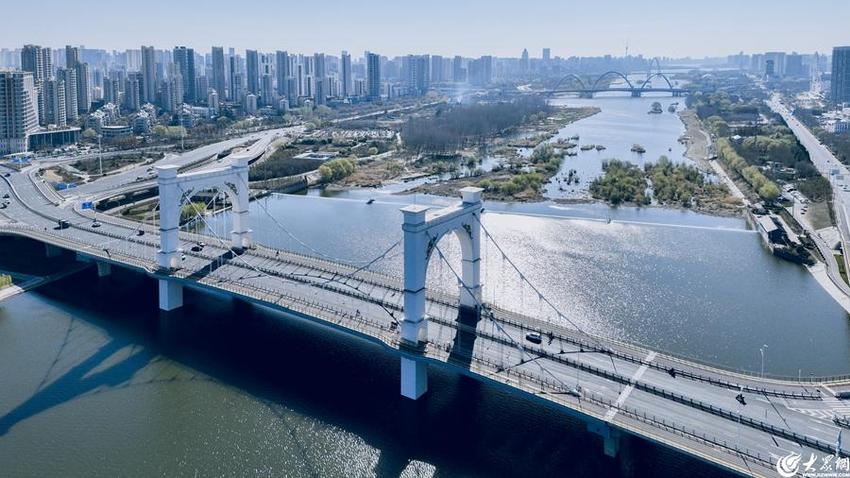 看临沂80|武汉路祊河桥：横跨祊河 沟通两岸