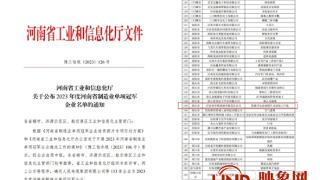 首批！中联玻璃荣获河南省制造业单项冠军企业