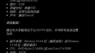 《使命召唤21》PC配置公开：最低GTX 1060可玩