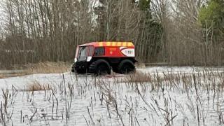 乌克兰多地发生水灾 部分地区道路交通中断