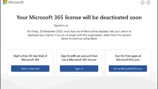 Microsoft 365出Bug致激活失效！微软官方承认并给出临时解决方法