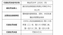 因擅自变更场所等，国元农险商丘支公司被罚26万元