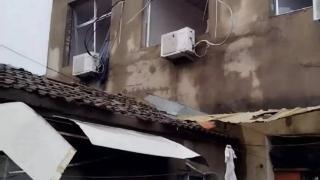 江苏宿迁突发龙卷风致1死3伤：居民身上多处擦伤，房屋受损漏水