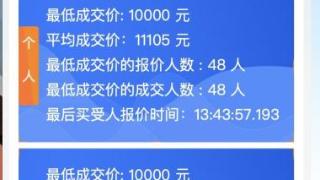 广州车牌8月个人平均成交价、个人最低成交价双下降