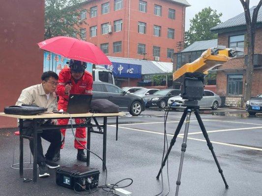 八〇一队地质应急中心开展应急监测预警演练