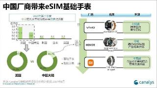 Canalys：2024 年第二季度中国 eSIM 设备出货量达到 100 万台