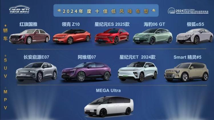 2024年度十佳低风阻低风噪车型在渝发布 重庆三车型上榜