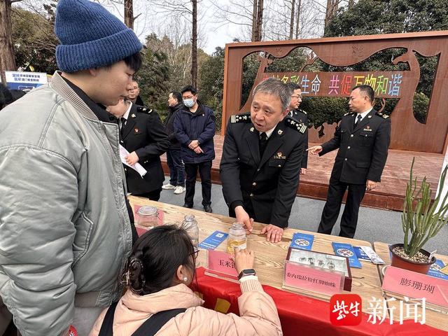 保护野生动植物，金陵海关在行动