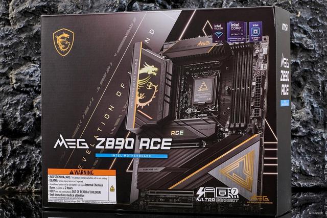 微星MEG Z890 ACE战神主板开箱