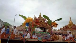 缅甸停办3年的茵莱湖庞多乌佛像巡游节今天重启