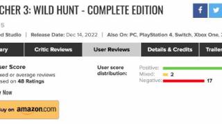 《巫师3》次世代版正式推出xsx版评分6.8分