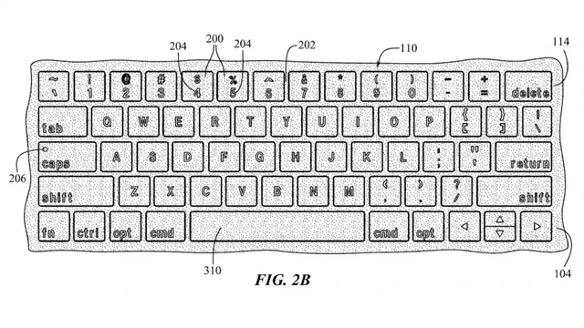 苹果macbook键盘专利申请设想了一项技术