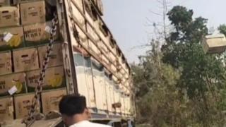 缅北莫茂－雷基公路关闭时间长，香蕉整车整车的丢