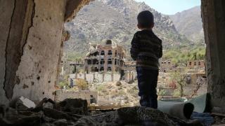 两名儿童在也门北部被胡塞武装埋设的地雷炸死