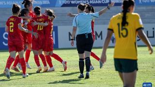 足球——U17女足亚洲杯:中国队胜澳大利亚队