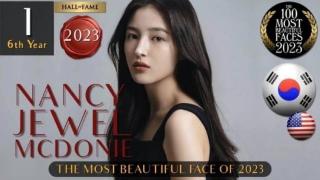 韩女团MOMOLAND成员NANCY夺全球最美面孔排行榜第一位