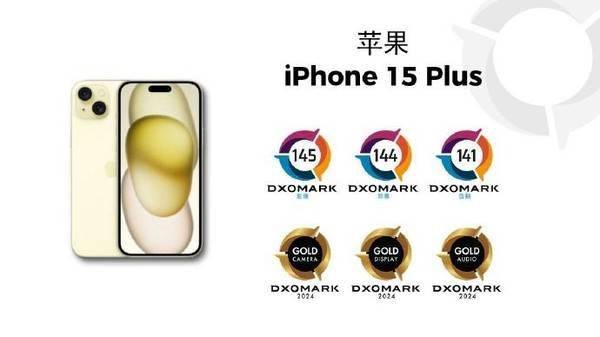 iphone15plus影像、屏幕、音频得分分析