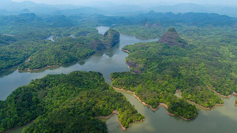 江西南丰：生态湿地风景如画