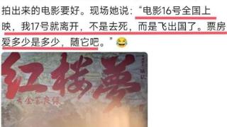 胡玫导演很生气，有一计能让她消气