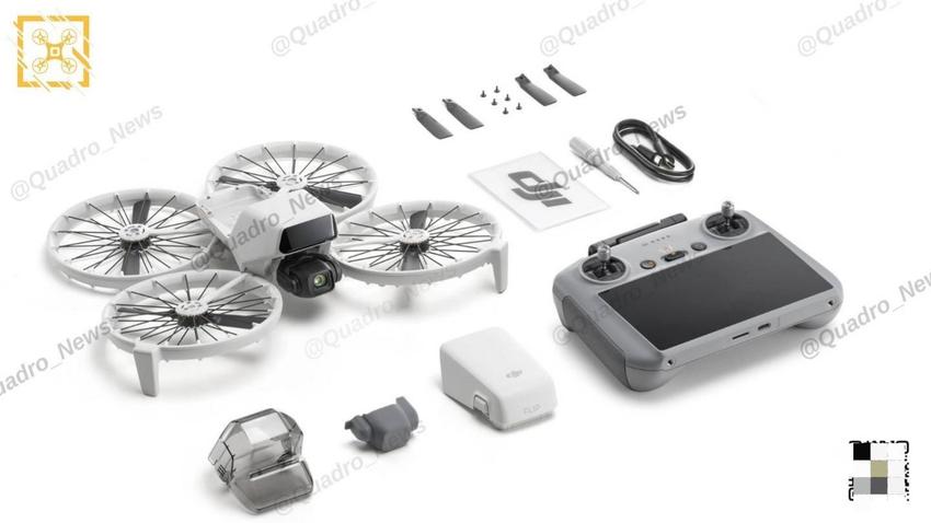 大疆 DJI Flip 折叠无人机更多图片泄露：紧凑便携，支持FPV飞行