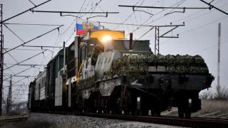 俄国防部展示特殊军事行动中的特种列车