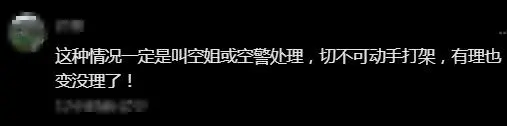 离谱！2乘客坐飞机万米高空互撕斗殴，目击者：后排将膝盖抵在前排座椅上，多次提醒不听引发冲突