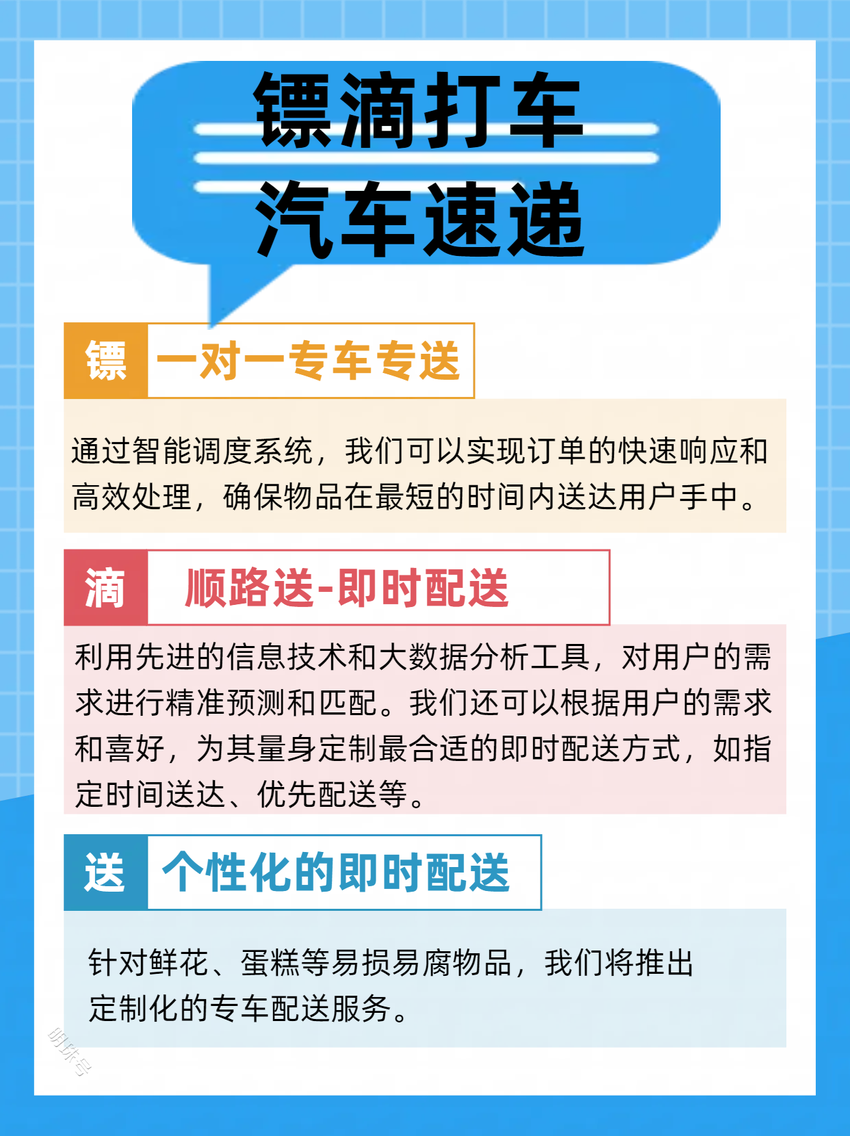 镖滴打车汽车速递计划未来发展中，进一步拓展平台功能和服务范围