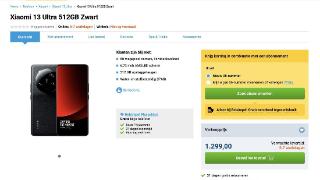 小米13 Ultra手机现身欧洲部分零售商网站：售价1299欧元