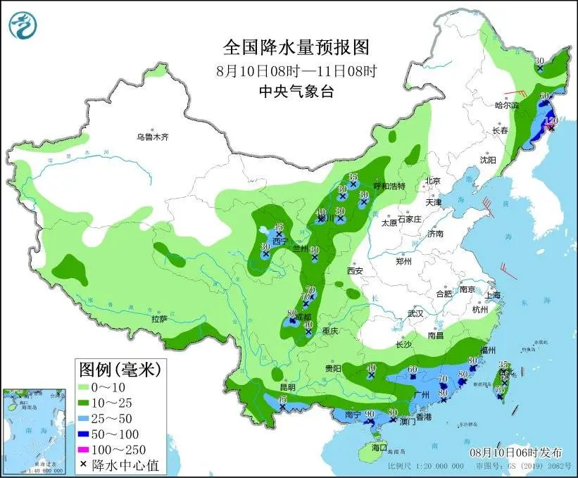 中央气象台：台风“卡努”即将登陆韩国 吉林黑龙江等地有较强降雨