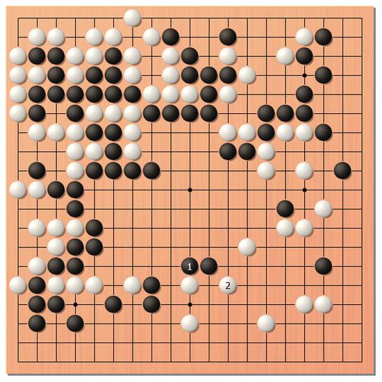 棋圣战第2局第二天 井山裕太稳字当头扳平比分