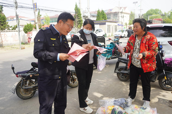 蒙阴县常路镇扎实开展全国防灾减灾日宣传活动