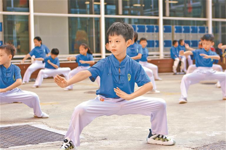 传统武术走进小学校园