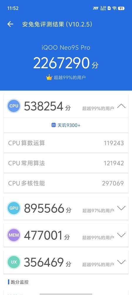 iQOO Neo9S Pro评测：天玑9300+旗舰芯