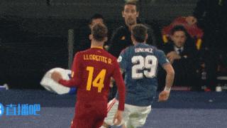 ????罗马助教阻止对方球员快发边线球引发冲突，被红牌罚下