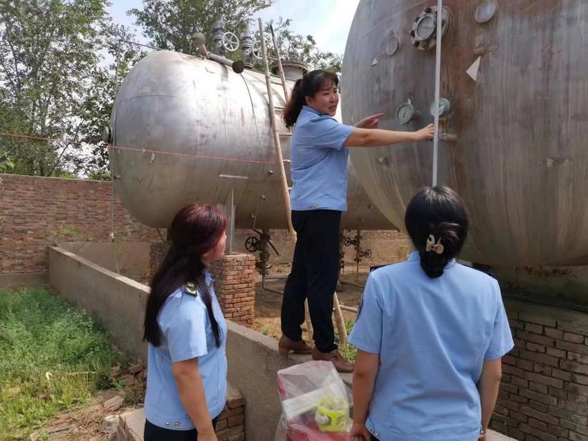 庆云县市场监管局开展液化气专项整治行动