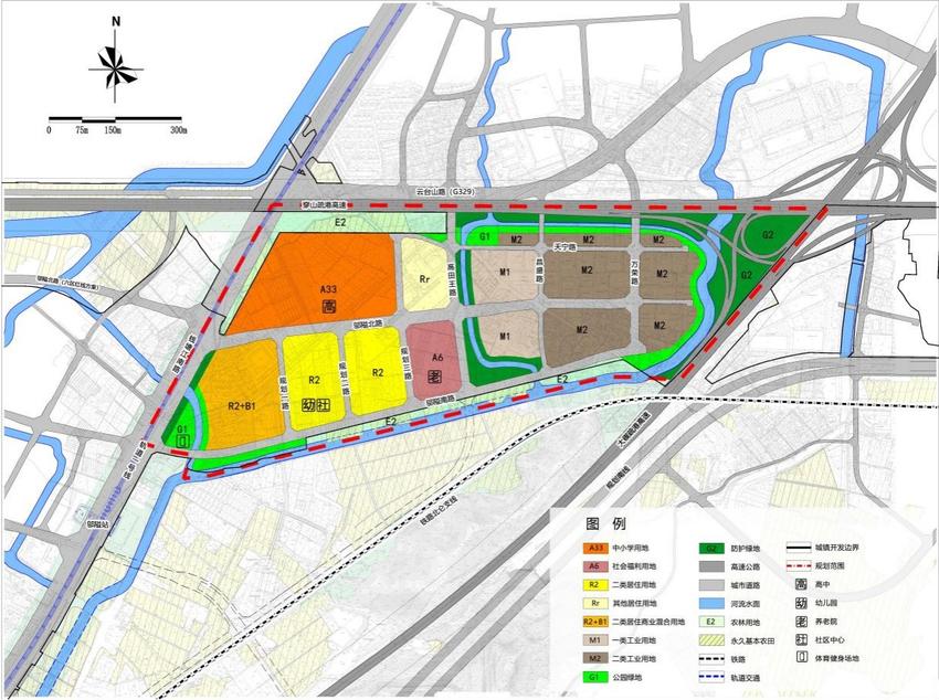 北仑中心城西南片重要门户节点、城市公共配套重要承载空间