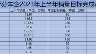 新一轮价格战一触即发！上半年无一车企年度目标销量完成过半