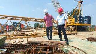 亳蒙高速二期建设正酣 涡河二号大桥正在\\\