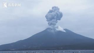 喷烟高达近2000米！日本九州地区多个火山口喷发