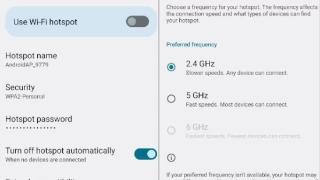 android14beta2新增wi-fi热点频段选择功能
