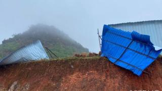遭暴风袭击，缅北贵慨部分村庄房屋被吹毁