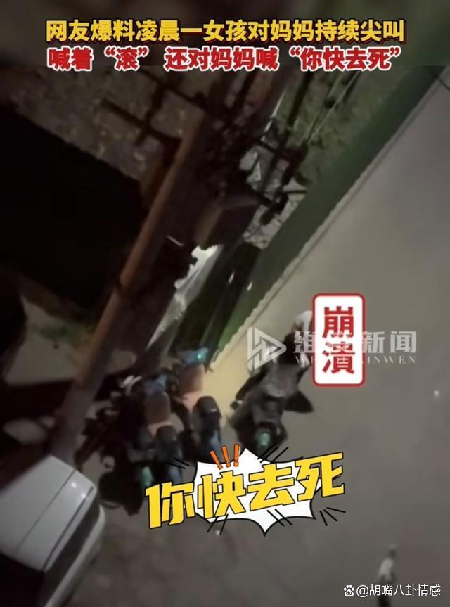 女儿半夜被男生接走，妈妈苦劝半小时直骂滚，网友：没救了