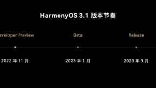 华为p60首发harmonyos3.1开发者预览版上线
