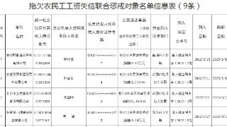 安徽公布“黑名单”！他们拖欠劳动报酬和农民工工资