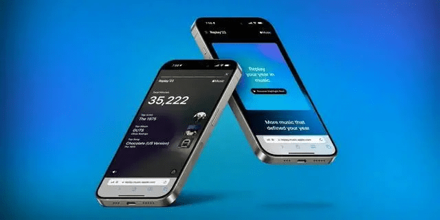 苹果Apple Music推出2023年度回顾，展示用户听歌数据