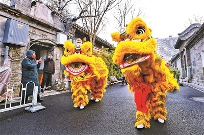 西城区什刹海街道举办小年庙会年味儿浓