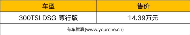 一汽-大众新增1.5t细分车型，售价14.39万元