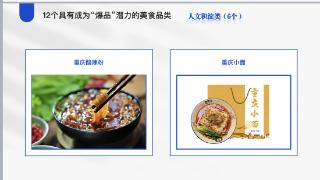 重庆“食”+“农”“爆品”机会清单公布 这12大领域可“掘金”