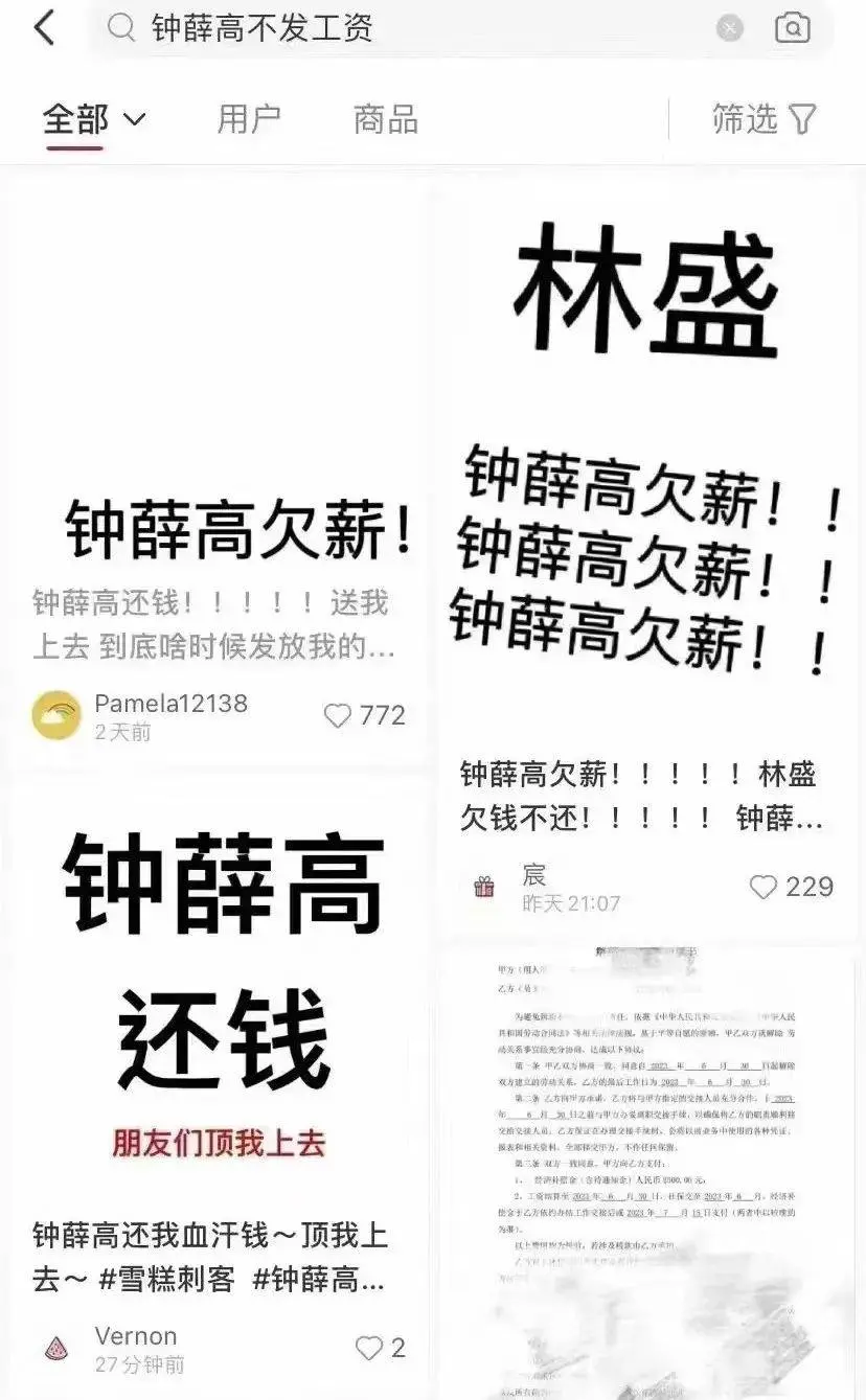 “雪糕贵族”钟薛高被曝发不出工资，多名员工网络讨薪......